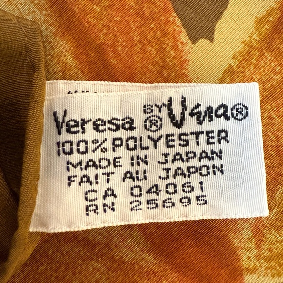 Vera Neumann “Veresa” Autumn Leaves Scarf 🇯🇵 – Made in Japan – 21” Square - Picture 9 of 10